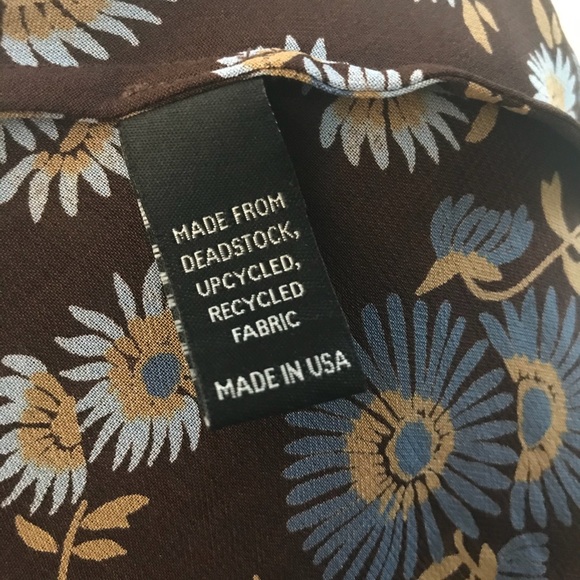 Christy Dawn Brown Floral Deadstock Maxi Dress - Picture 6 of 13